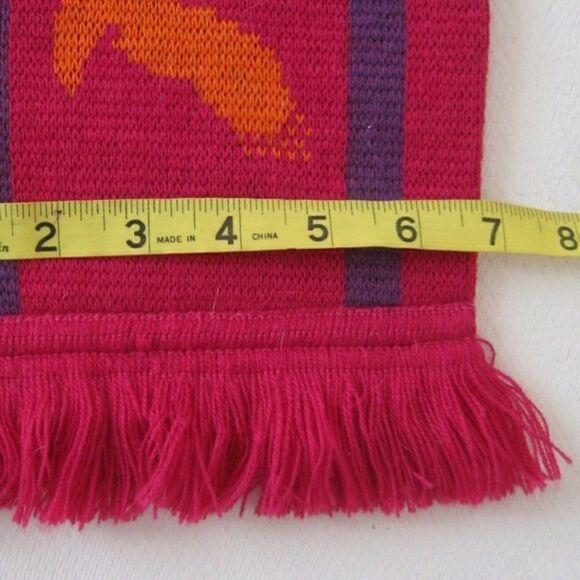 AMERICAN EAGLE Scarf Knitted Mens Womens Spell Out - Picture 2 of 3